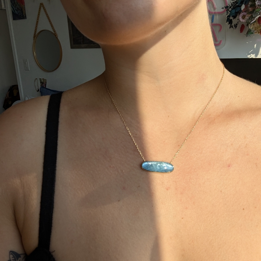 Jamie Joseph 14K Gold Aquamarine necklace